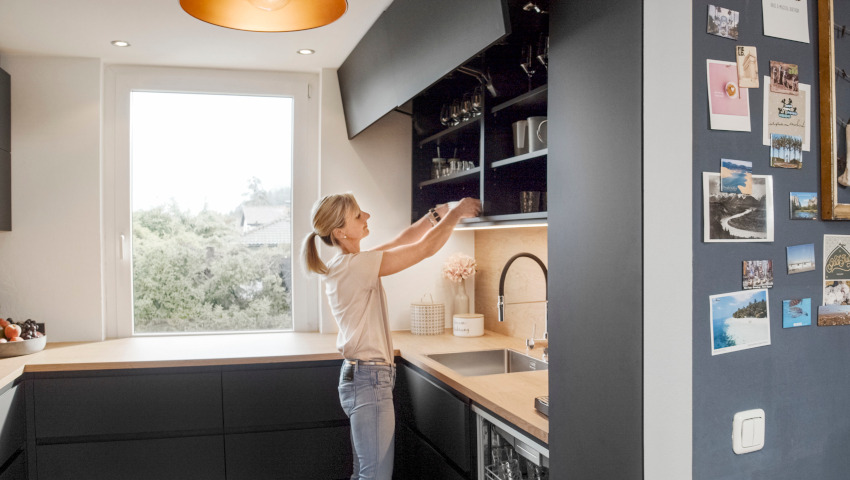 Trójkąt roboczy i Strefy w kuchni — Kuchnie na wymiar Kępno